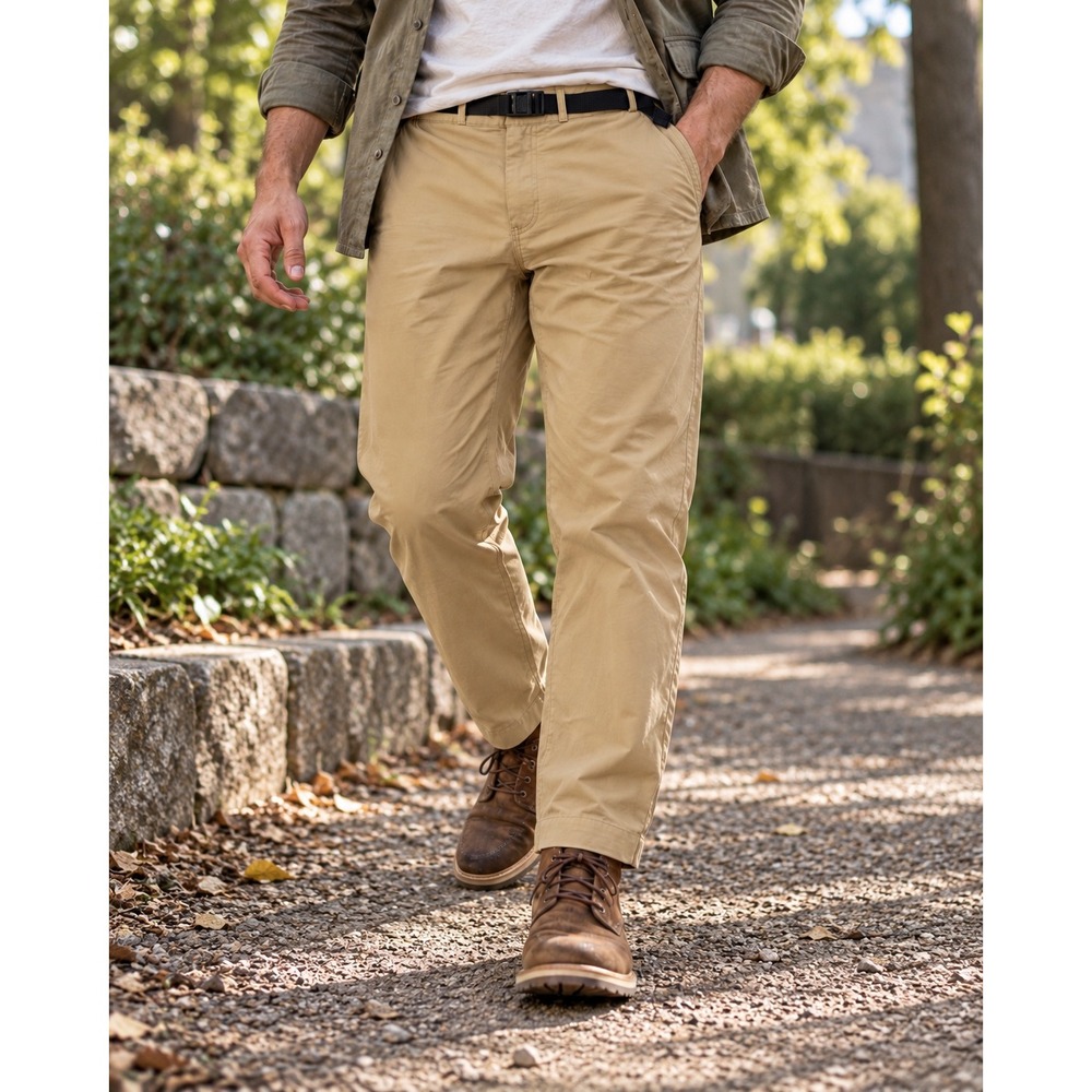 NWT Native North Huckberry Toro Paper Pants Belted Ripstop Beige Khaki 36